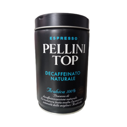 Pellini Top 100% Arabica bezkofeinowa kawa mielona 250g (puszka)